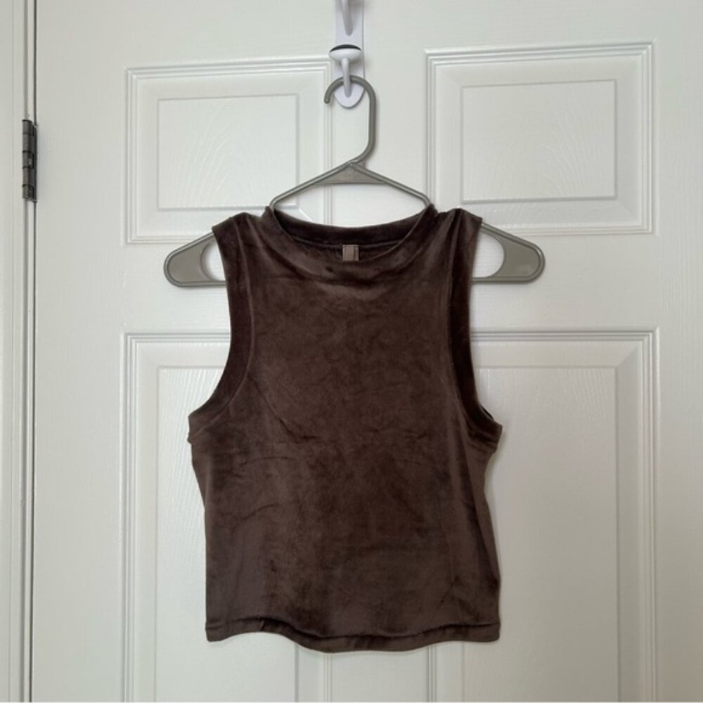 SKIMS Dark Brown Tank Top